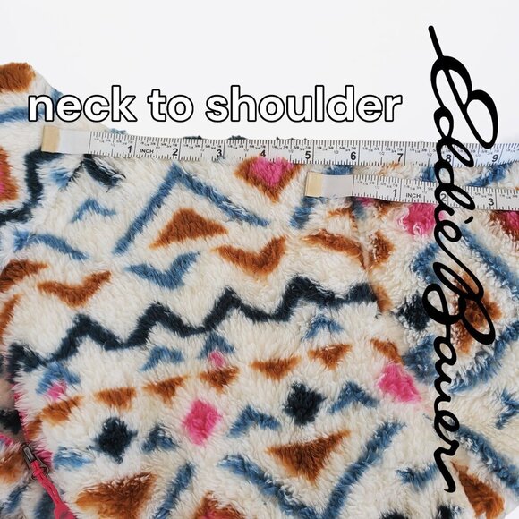 Eddie Bauer | Women's Ultra Soft Fleece 1/4 Zip Pullover Top | Cream | NWOT - Picture 8 of 9